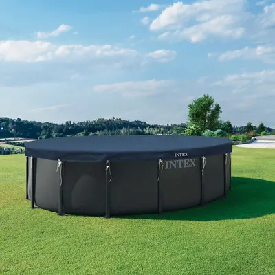 INTEX Husă pentru piscină INTEX Ø488 x 20 cm Rotund PVC și PET