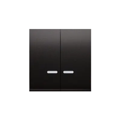 Component mecanism cu indicator luminos pentru intrerupator dublu:SW5M, SP2M, carbune metalic