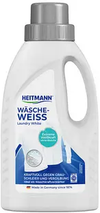 Aditiv lichid pentru rufe albe Heitmann - 500 ml, 6-12 spălări