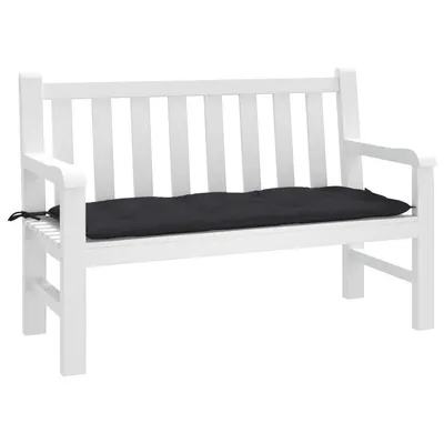vidaXL Pernă bancă de grădină, negru, 120x50x7 cm, material oxford