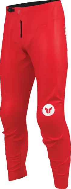 Pantaloni atv cross Thor Ridemode Menace, culoare rosu, marime 36