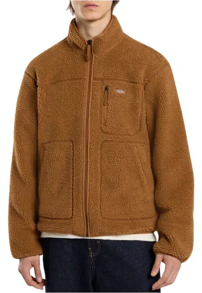 Hanorac din fleece cu fermoar