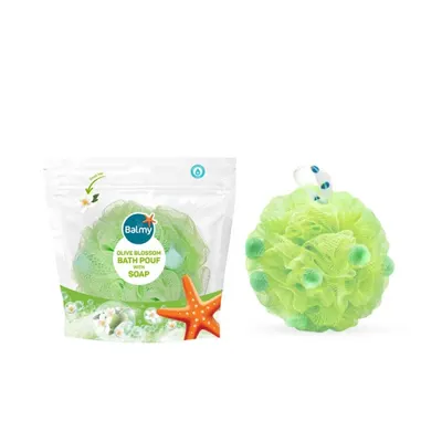 Floare de Masaj cu Perle de Sapun, Parfum Floare de Maslin, Balmy, 24.5 g