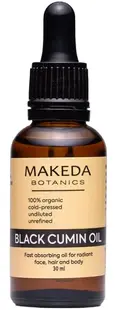 Makeda Botanics Ulei de bază Chimen negru, 30 ml
