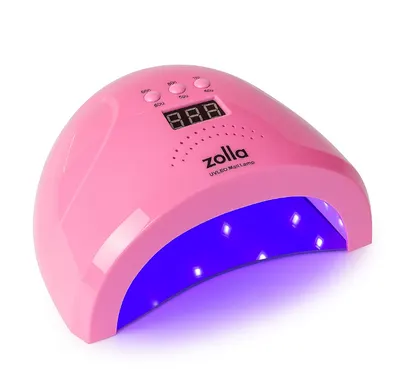 Lampă UV/LED Profesională Zolla Sun One Roz 48W pentru Manichiură, Gel UV și Ojă Semipermanentă