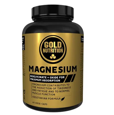 Magneziu, GoldNutrition, 60 capsule vegetale
