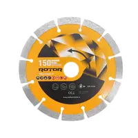 Disc diamantat segmentat ROTOR 150x2.2x10x22.23 mm pentru beton, granit, marmura si tigla