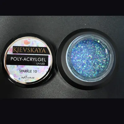 Poly-Acrylgel Sparkle Kievskaya 30gr-SPARKLE10 - SPARKLE10 - Everin.ro