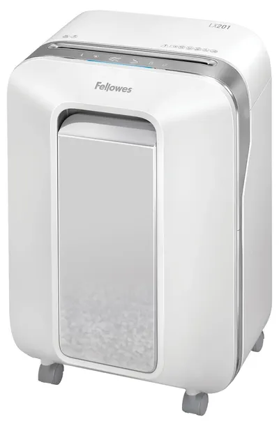 Distrugător de documente Fellowes - Powershred LX201, 22L, alb