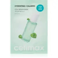 celimax The Real Cica mască intensă cu hidrogel pentru netezirea pielii 27 ml