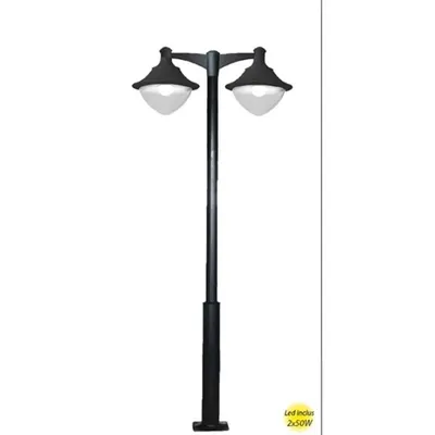 Stalp Metalic Decorativ 4 Metri Midipilar Dublu