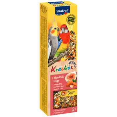 Batoane pentru nimfe Vitakraft cu migdale smochine 2 buc