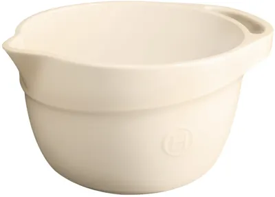 Bol pentru amestecare Emile Henry - Bol pentru amestecare, 4,5 L, ecru