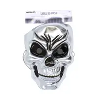 Mască pentru Halloween, Amscan, model craniu metalizat, one size