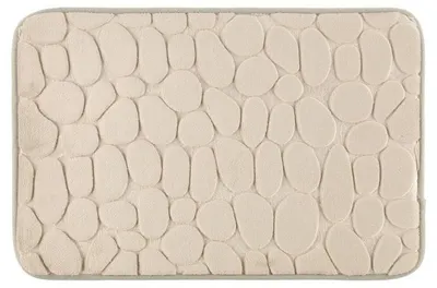 Covoraș de baie 4living - Stone, 40 x 60 cm, bej
