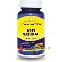 Iod Natural 500mcg 60cps