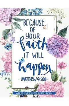A Bible Verse Coloring Book: Inspirational Christian Coloring Books for Adults