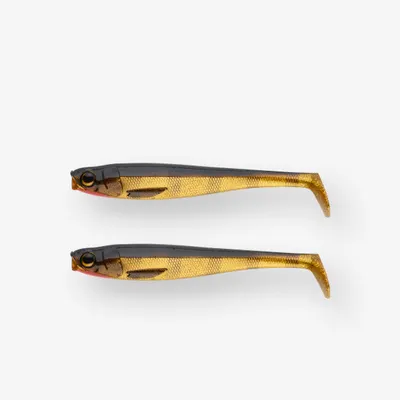 Set Năluci Flexibile Știucă Shad Rogen 160 Gold X2