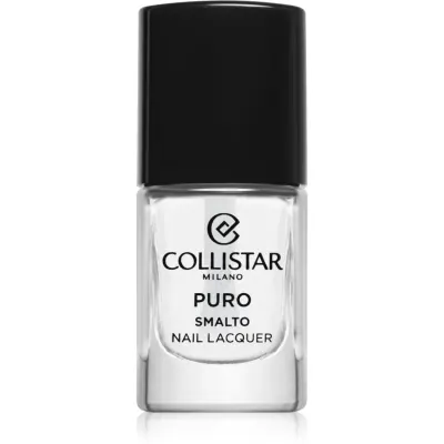 Collistar Puro Long-Lasting Nail Lacquer lac de unghii cu rezistenta indelungata culoare 301 Cristallo Puro 10 ml