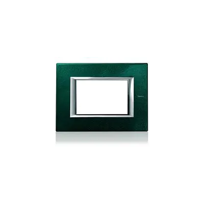 Placa Ornament 2 Module Green Sevres Bticino Axolute