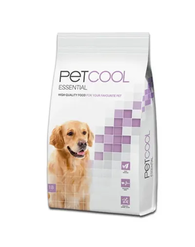 Hrană câini adulți liniștiți PETCOOL Essential 18 kg