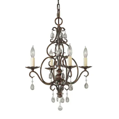 Corp de iluminat suspendat, lustra Chateau 4 Light Chandelier