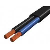 Cablu boxe audio rosu-negru plat MYUP 2X0.35 R+N