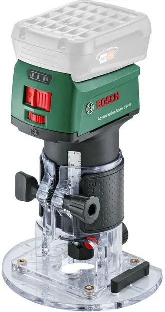 Oberfreza cu acumulator Bosch - Advanced Trim Router, 18V-8, 6 mm, fără baterie și încărcător