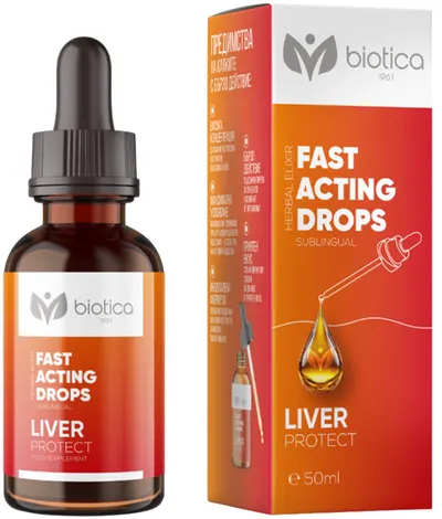 Picături sublinguale Liver Protect, 50 ml, Biotica 1961