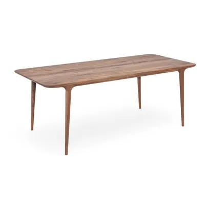 Masă de dining din lemn de nuc 90x200 cm Fawn – Gazzda