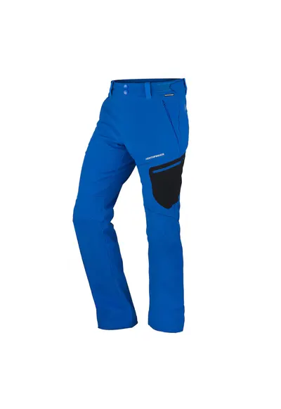 Men's insulated softshell trousers GINEMON NO-5007OR - Albastru