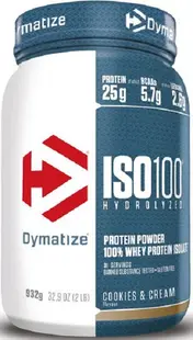 ISO 100, cookies and cream, 932 g, Dymatize