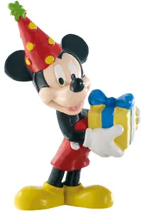 Figurină Bullyland Mickey Mouse & Friends - Mickey Mouse sărbătorește