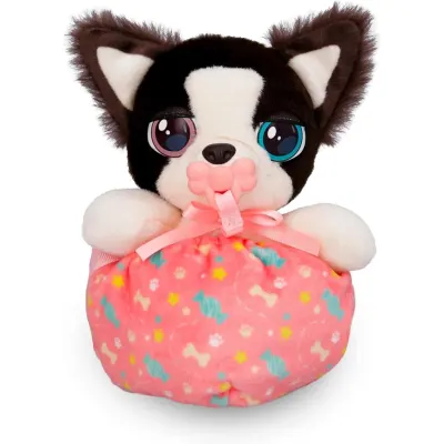 Mini jucarie de plus interactiva, Baby Paws, Catel, 14 cm