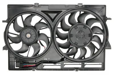 Ventilator radiator (cu carcasa) potrivit AUDI A4 ALLROAD B8, A4 B8, A5, Q5 2.7D-4.2 06.07-05.17