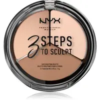 NYX Professional Makeup 3 Steps To Sculpt Patela pentru conturul fetei