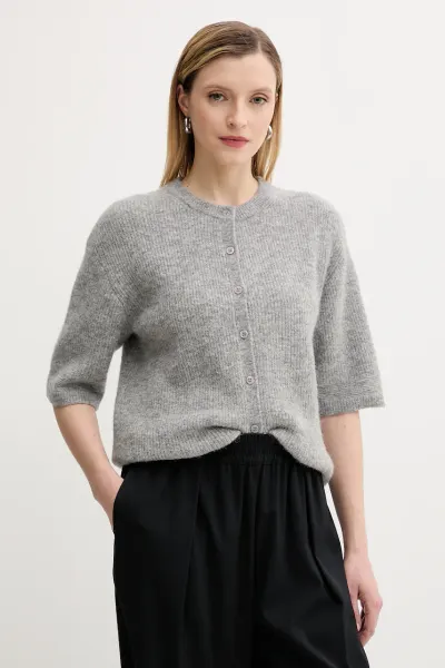 Samsoe Samsoe cardigan din lână SAANOURA