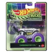 Hot Wheels Monster Truck Glow in the Dark Masinuta Carbonator Xxl cu Roti Mov Scara 1 la 64