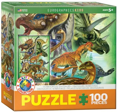 Puzzle Eurographics din 100 de piese – Dinozaurii