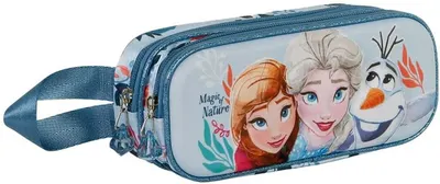Penar școlar Karactermania Frozen 2 - Nature 3D, 2 fermoare
