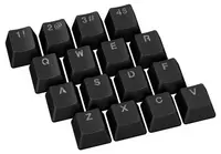Set de taste pentru tastatură mecanică Endorfy – EY0E001, PBT, 124 buc, negru