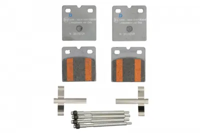 Set placute frana Spate (cu suplimente; cu un tampon de amortizare pentru vehicule electrice), potrivit TESLA MODEL S, MODEL X Electric 09.12