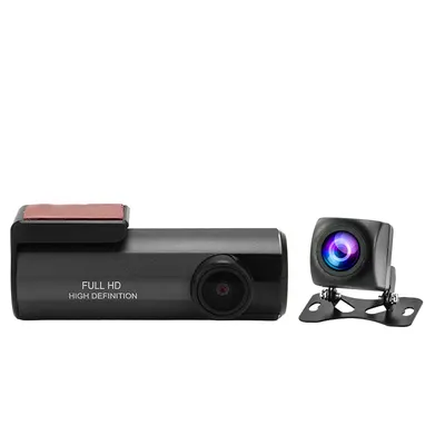 Cameră trafic DVR 1080P + Camera marșarier 720P, afișaj live pe multimedia și înregistrare pe SD - AD-BGCMDVRU2D