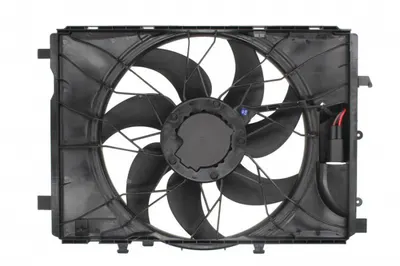 Ventilator radiator (cu carcasa) potrivit MERCEDES A (W176), B SPORTS TOURER (W246, W242), C (C204), C T-MODEL (S204), C (W204), CLA (C117), CLA SHOOTING BRAKE (X117) 1.6-Electric 01.07