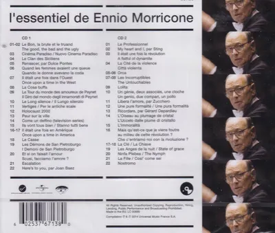 L'essentiel de Ennio Morricone