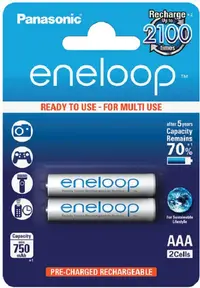 Baterie Panasonic - Eneloop, reîncărcabil , 2Buc