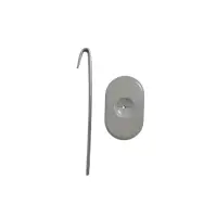 Set 70 de cârlige aluminiu prindere plasa de protectie panouri fotovoltaice