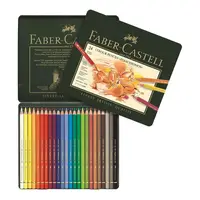Creioane color Polychromos, 24culori, Faber-Castell