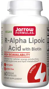 R-Alpha Lipoic Acid + Biotin, 60 capsule, Jarrow Formulas