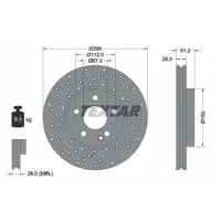 Disc frana TEXTAR 92257505